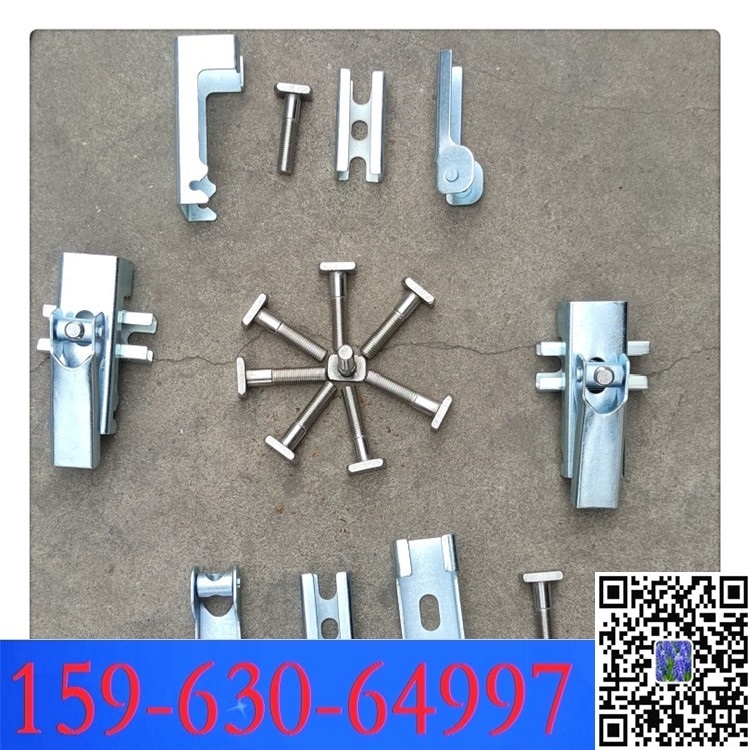 防溢裙板夾持器鍍鋅夾持器  導(dǎo)料槽的固定卡扣夾具2025